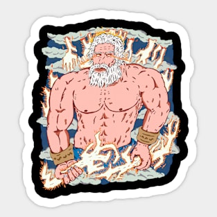 zeus god Sticker